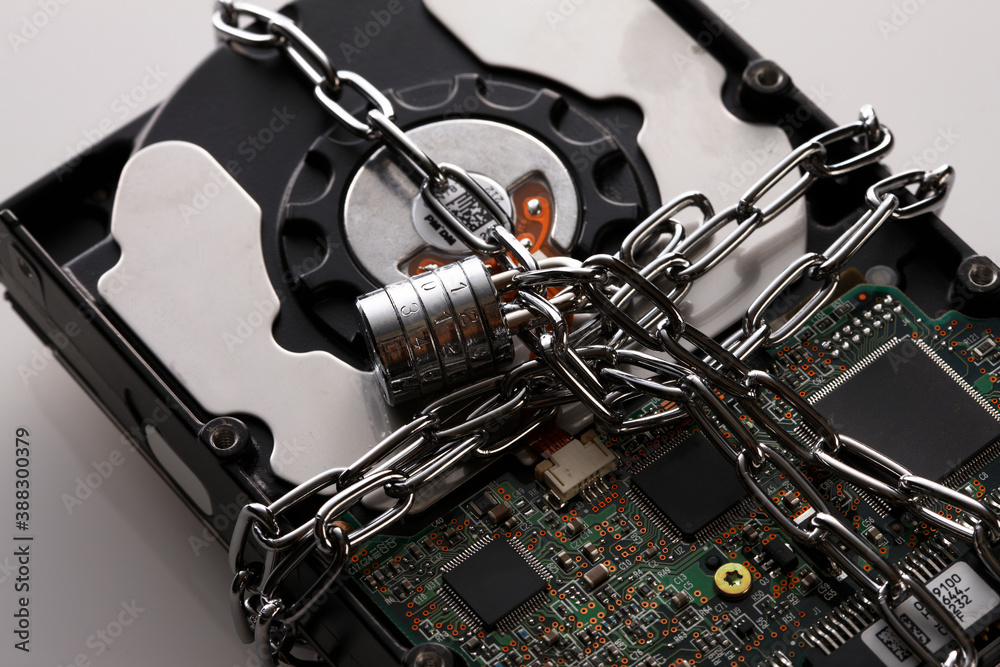Φωτογραφία 鍵がかけられたハードディスク