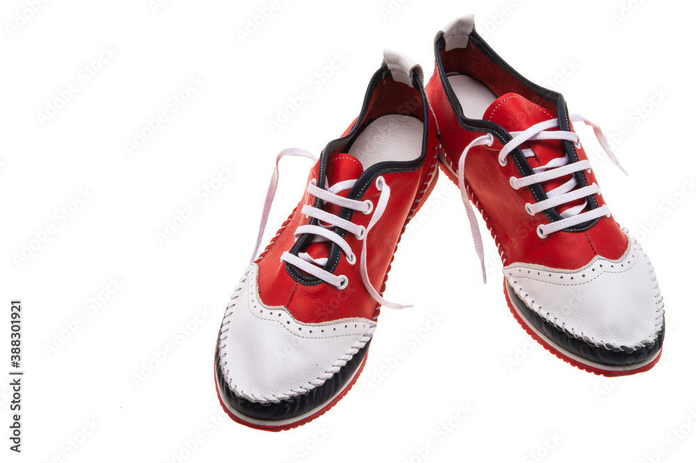 sports leather shoes isolated sports leather shoes isolated