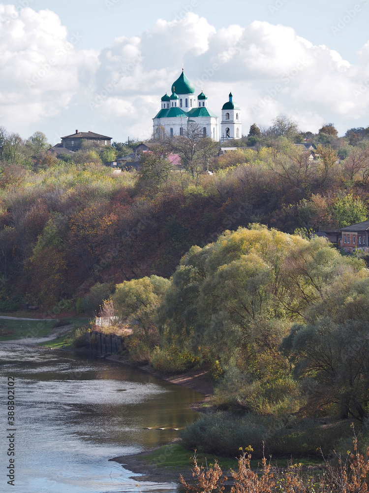 Novgorod-Seversky city on the high right bank of the Desna River, Ukraine Novgorod-Seversky city on the high right bank of the Desna River, Ukraine