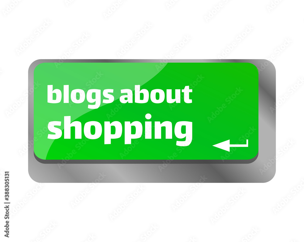 Blogs about shopping . Close up of keyboard, enter computer key. Blogs about shopping . Close up of keyboard, enter computer key.