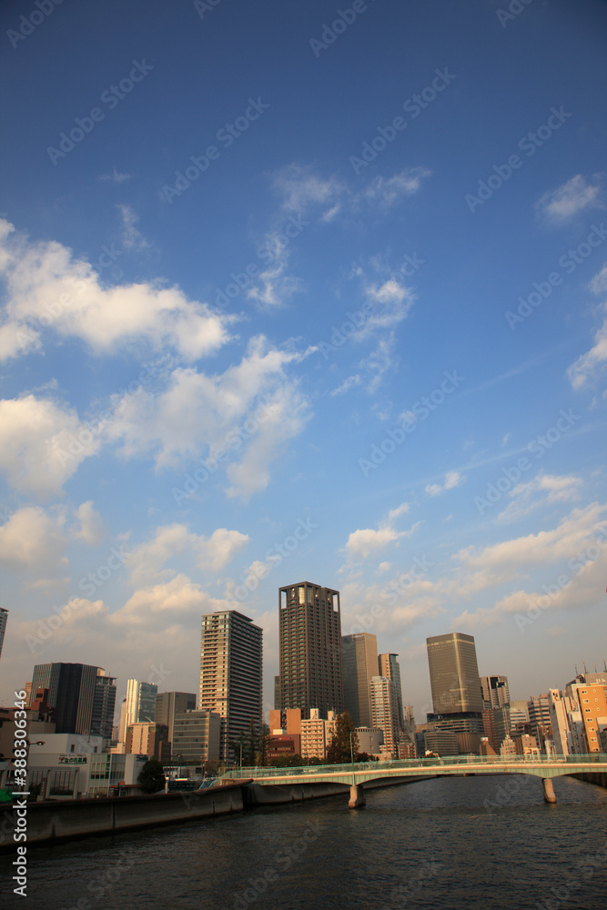 Fototapeta premium 大阪のビル群