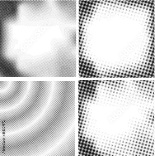 Wallpaper Mural Grunge halftone dots vector texture background - Pixel  Torontodigital.ca