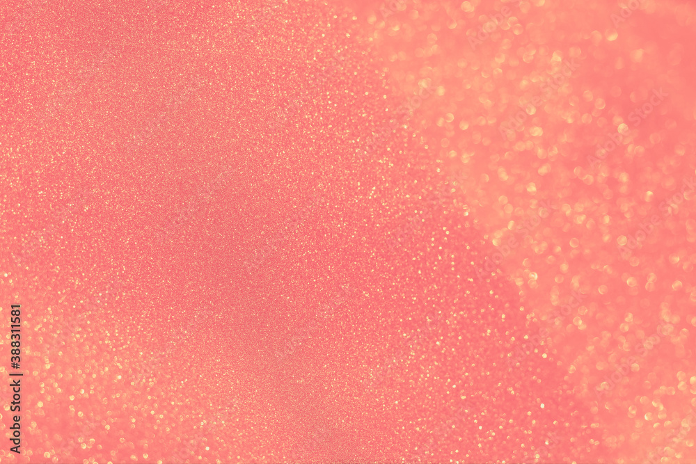 Pink rose glitter bokeh circle glow blurred and blur abstract. Glittering shimmer bright luxury . White and silver glisten twinkle for texture wallpaper and background backdrop.
