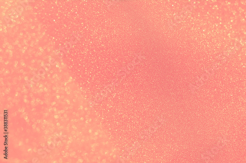 Pink rose glitter bokeh circle glow blurred and blur abstract. Glittering shimmer bright luxury . White and silver glisten twinkle for texture wallpaper and background backdrop. 