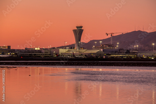San Francisco Bay Area at Sunset