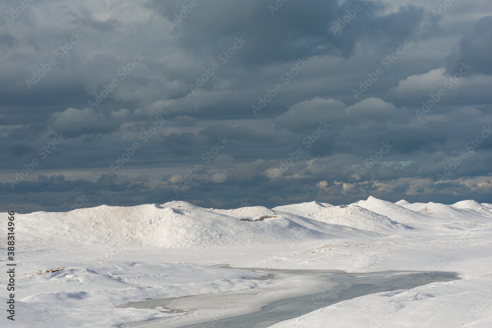Lake Huron Ice Dunes