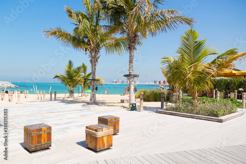 Photography La Mer is the new beach area of Dubai, a city beach with a unique atmosphere of modern comfort