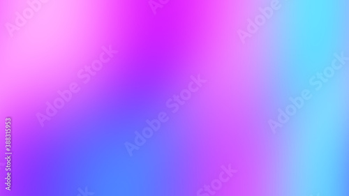 Multi-coloured holographic gradient background for web design and modern presentation