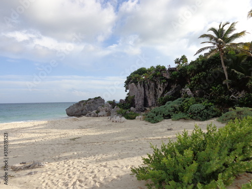 The beautiful beaches and jungle landscapes around Tulum on the Yucatan Peninsula, Mexico