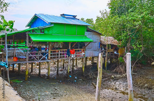 Kangyi village cafe, Chung Tha beach zone, Myanmar photo