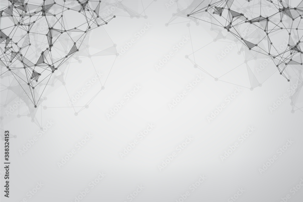 Network technology background with dots and lines for backdrop and ai design. Modern abstract concept. Futuristic HUD Background. Network technology background with dots and lines for backdrop and ai design. Modern abstract concept. Futuristic HUD Background.