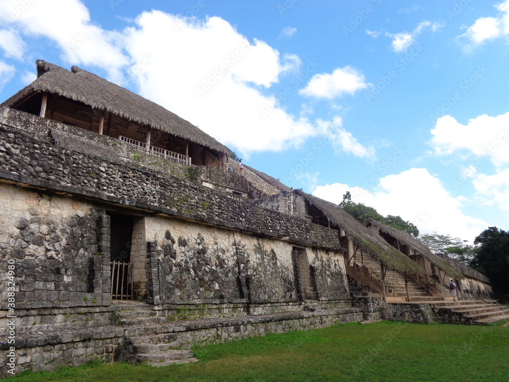 The temple ruins and beaches of Tulum and Ek Balam on the Yucatan Peninsula in Mexico
