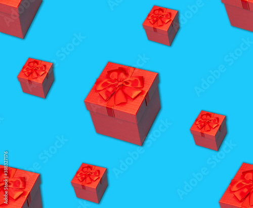 Seamless pattern of red gif...