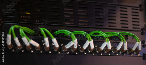 Obraz na płótnie optical fiber.