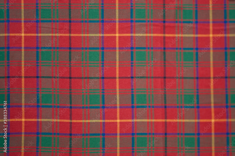 Obraz premium チェック柄の生地