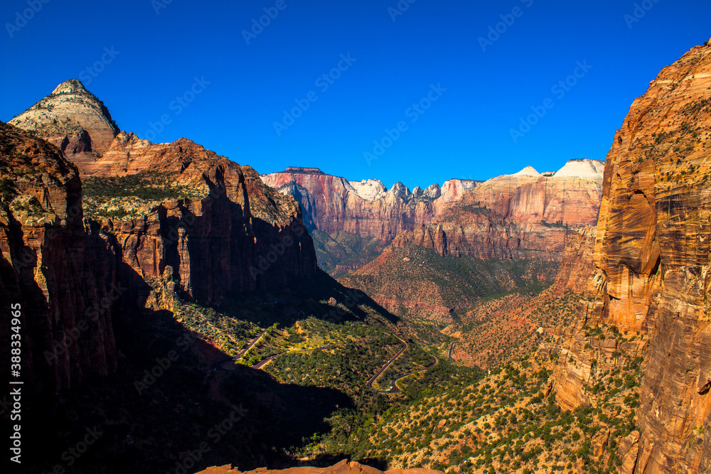 Naklejka premium Overlook View, Zion National Park, USA