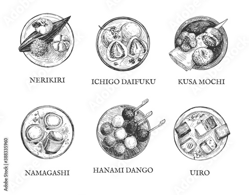 Japanese cuisine kitchen desserts