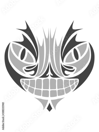Gesicht Monster Maske 