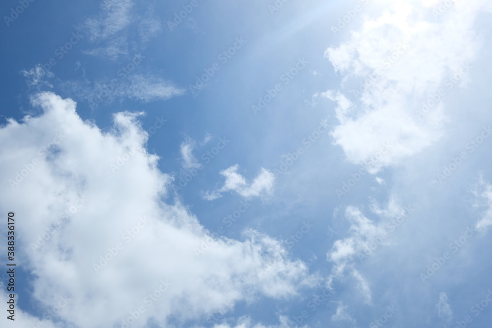 Fototapeta premium blue sky and clouds