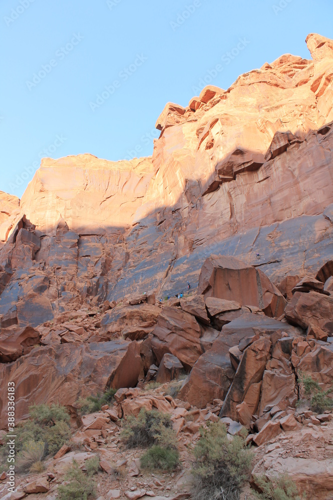 Fototapeta premium red rocks and sky