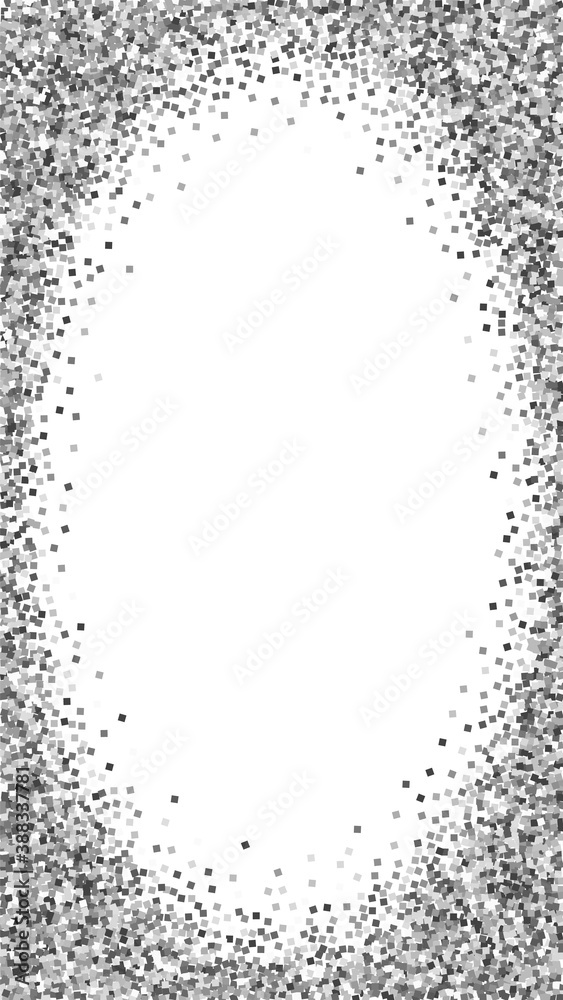 Obraz premium Silver glitter luxury sparkling confetti. Scattere
