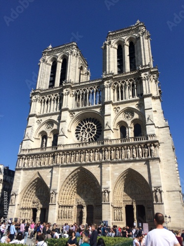Notre Dame Church in Paris, France