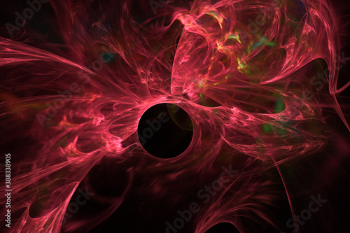 Valokuva Abstract fractal background. The theme of boundless space