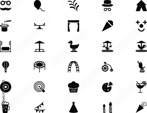 
Carnival Vector Icons 
