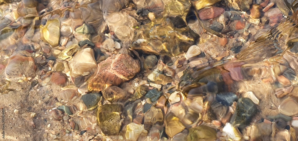 Obraz premium stones under water