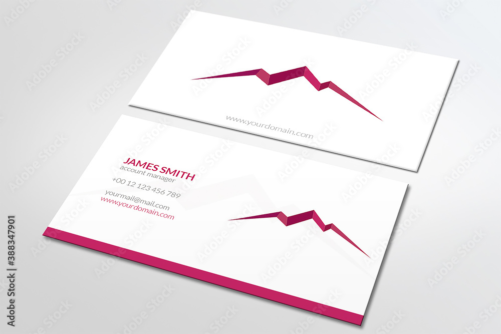 Real estate business card, minimalist and elegant project