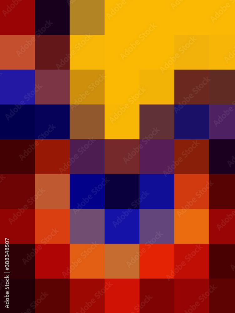 Vivid colorful abstract background with squares Vivid colorful abstract background with squares
