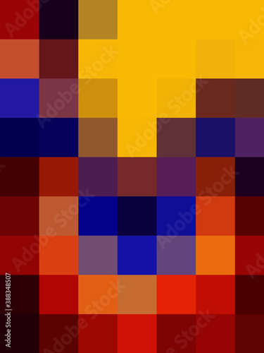 Vivid colorful abstract background with squares