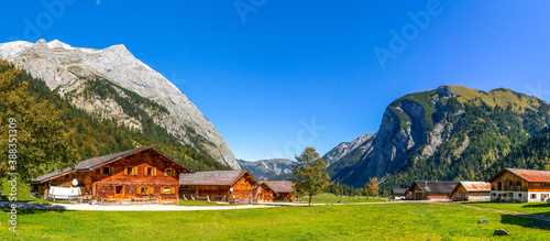 Panorama Engalm im Karwendel  photo