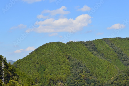 山と空