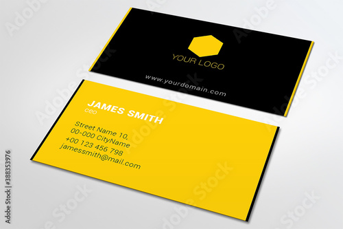 Business card for professional workers, construction and renovation