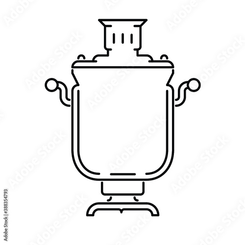 samovar icon. Simple element illustration. samovar concept symbol design from Russia collection. Can be used for web and mobile.