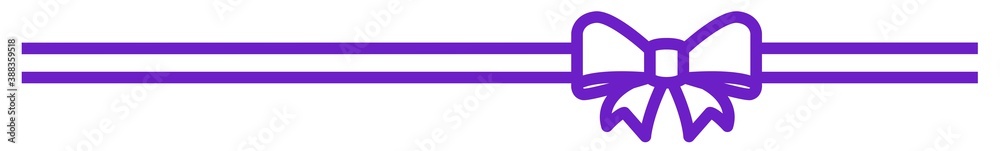 Ribbon Icon Purple | Wedding Bow Illustration | Valentine's Day Symbol | Christmas Banner Logo | Horizontal Birthday Gift Sign | Isolated | Variations Ribbon Icon Purple | Wedding Bow Illustration | Valentine's Day Symbol | Christmas Banner Logo | Horizontal Birthday Gift Sign | Isolated | Variations