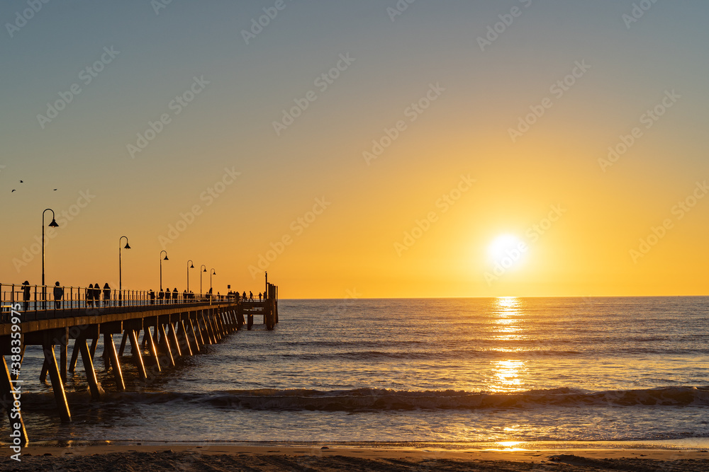 Sunset and Jetty 