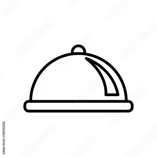 restaurant cloche icon