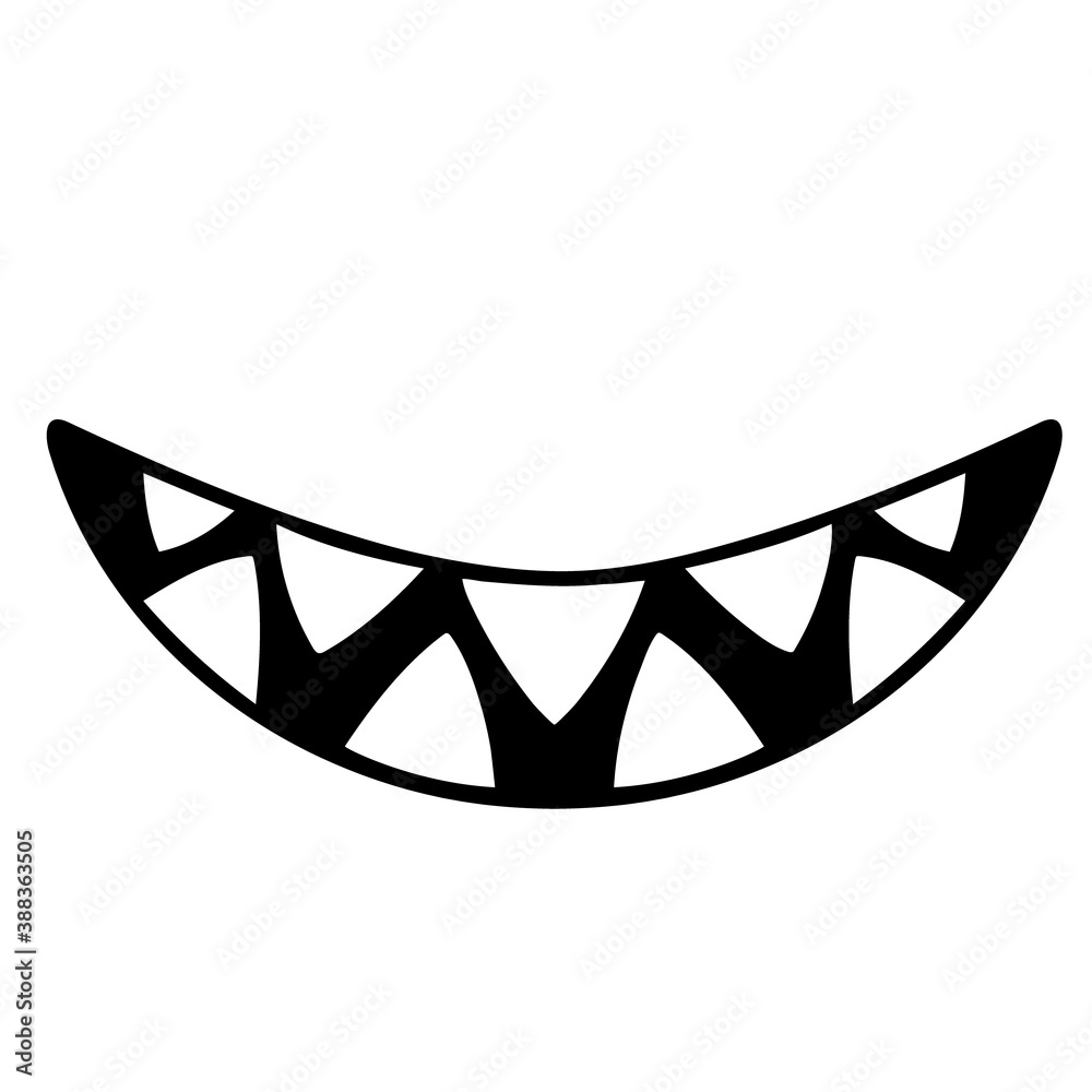 Download HD Report Abuse  Creepy Sharp Teeth Png Transparent PNG Image   NicePNGcom