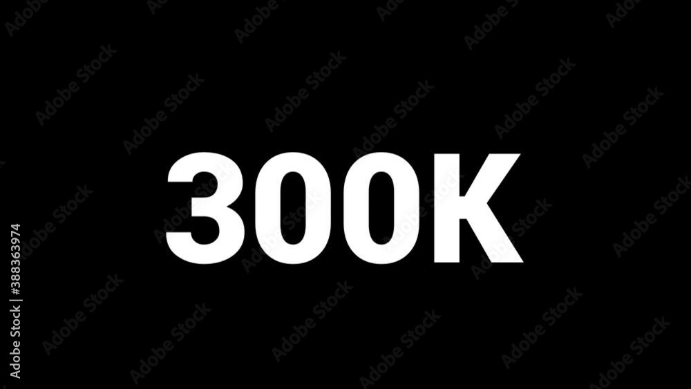 Animated subscribers number 30 fps 4k elements for blog or vlog blogger Animated subscribers number 30 fps 4k elements for blog or vlog blogger
