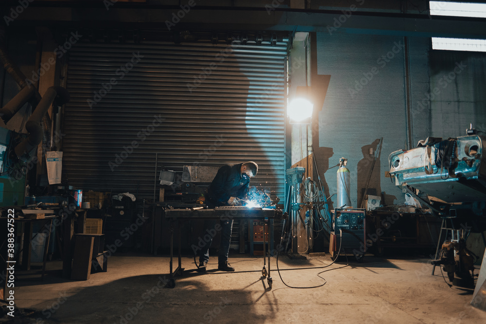 welding in the workshop welding in the workshop