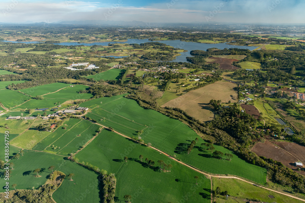 Área rural em Piraquara Paraná Brasil