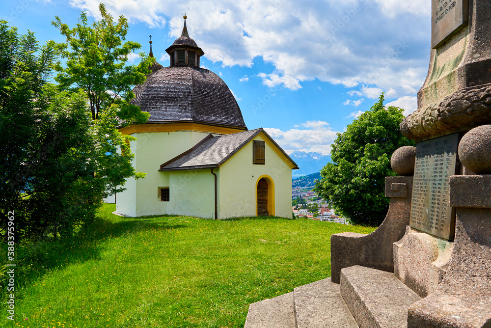 Calvary chapel in Arzl, Innsbruck, Tirol. 