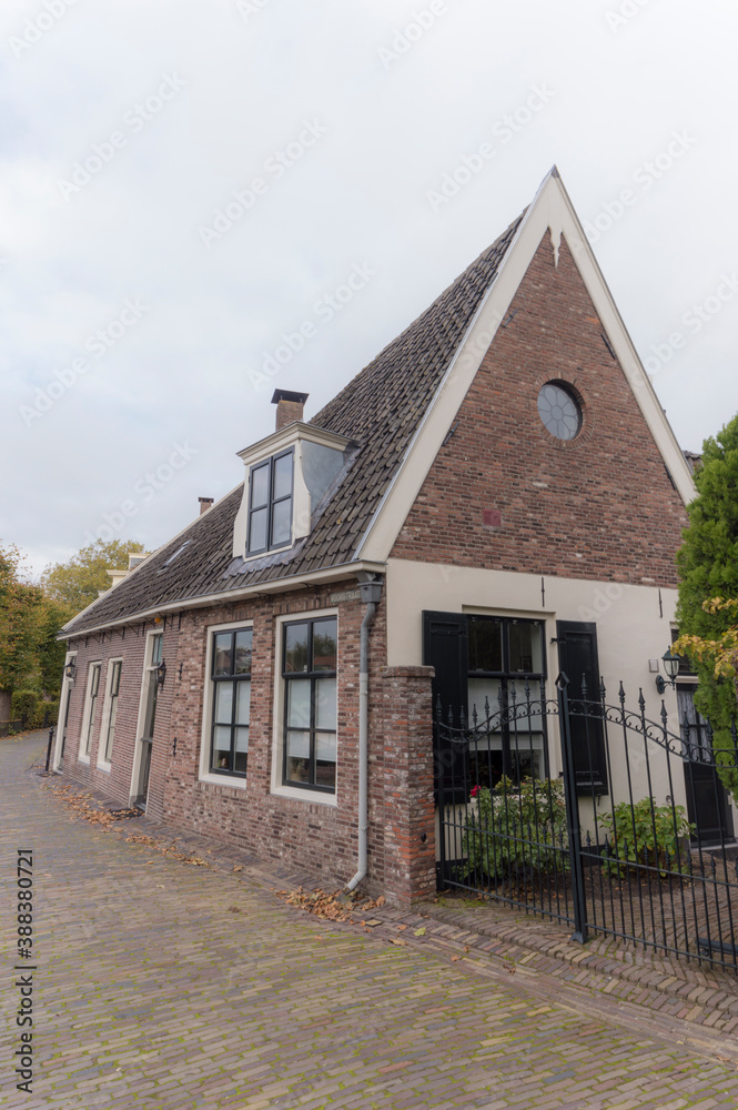Historical buildings in Vreeland, The Netherlands