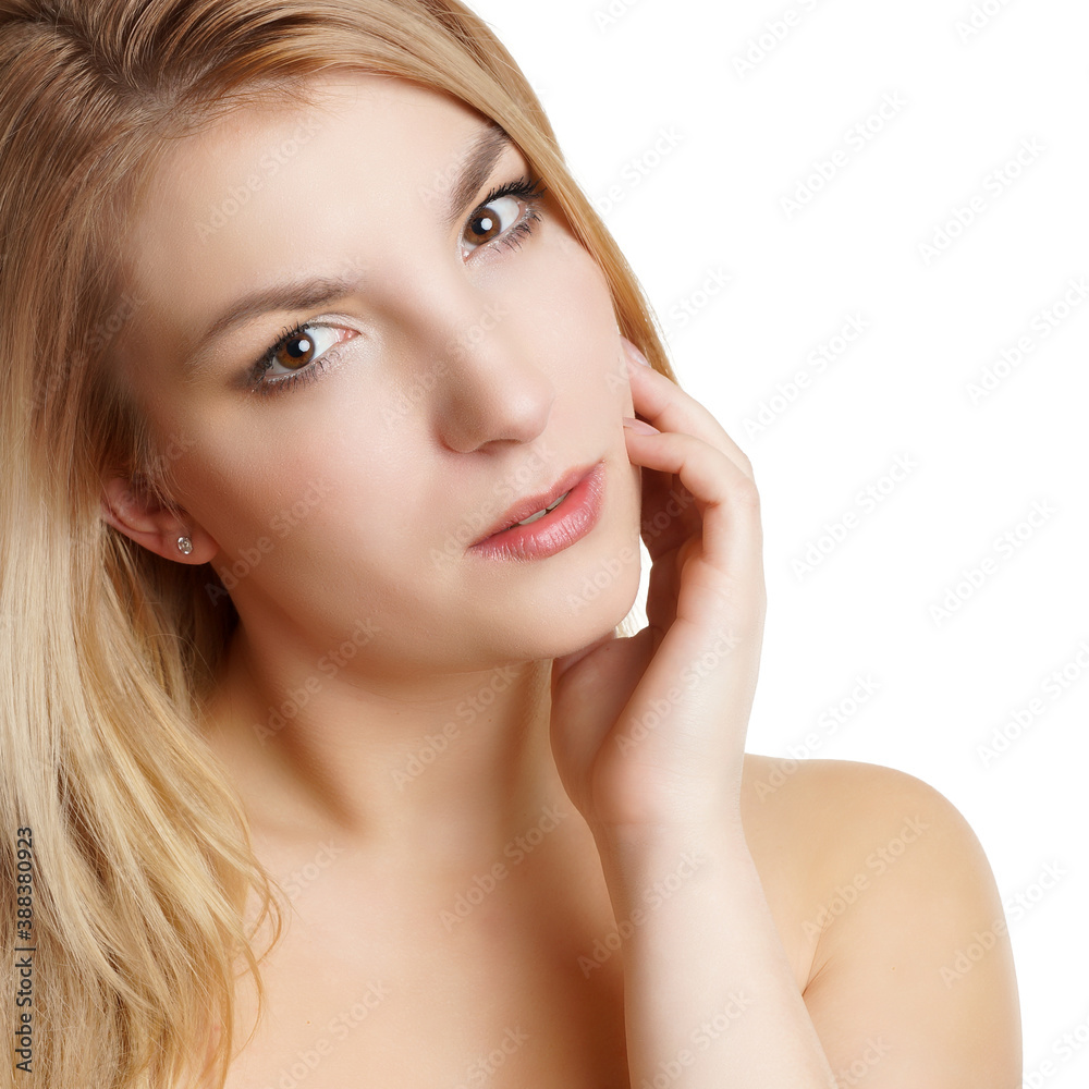 Schöne blonde Frau Schöne blonde Frau