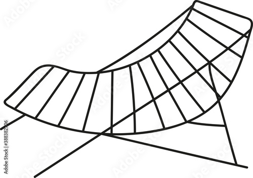 sunbathe under the rays of a scorching sun in a sun lounger