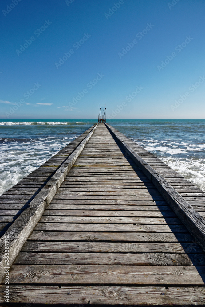pier on the beach pier on the beach