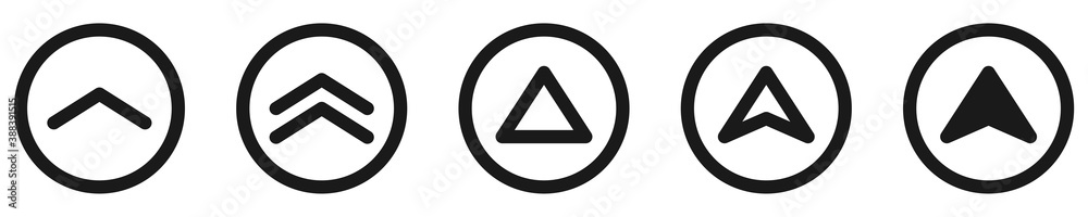 Swipe up symbol. Isolated swipe icons on white background. Outline scroll up sign. Transparent arrows set in circle. Vector illustration EPS 10. Swipe up symbol. Isolated swipe icons on white background. Outline scroll up sign. Transparent arrows set in circle. Vector illustration EPS 10.