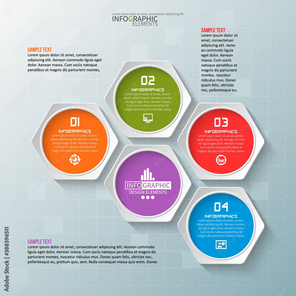 Abstract 3D Paper Infographics. Business template .Vector illustration Abstract 3D Paper Infographics. Business template .Vector illustration